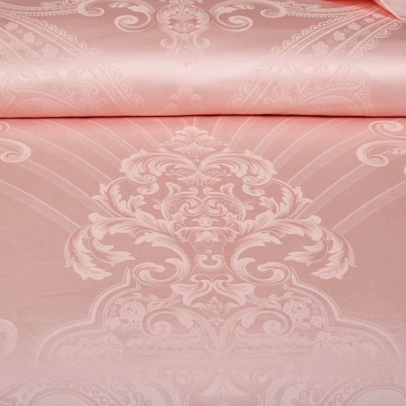 Lenezma Light Pink Duvet Cover Set – 100% Egyptian Cotton, Ultra-Soft & Breathable (4/7-Piece Set) + FREE Gift! - LINKORI