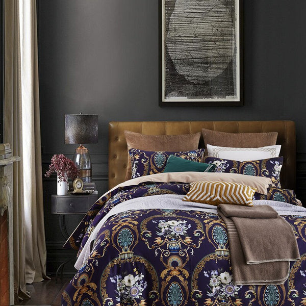 Doquar Duvet Cover Set – 100% Egyptian Cotton, Ultra-Soft & Breathable (4-Piece Set) + FREE Gift! - LINKORI