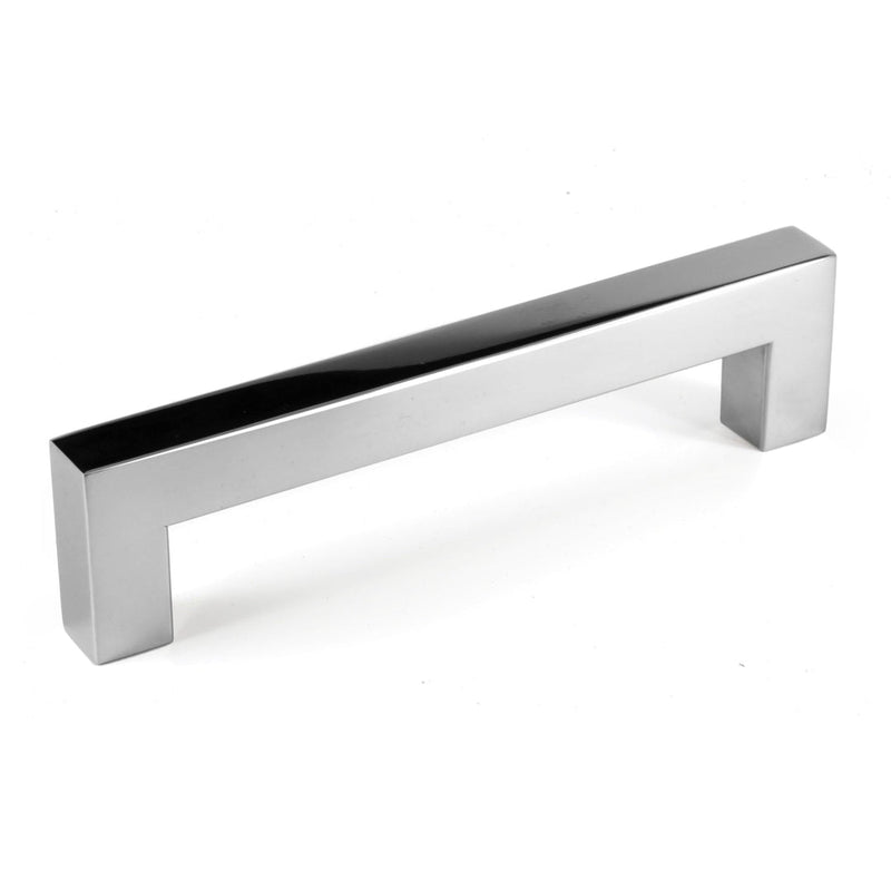 Glossy Square Bar Pull Cabinet Handle - Sizes 4" to 24" - (5/8" Thickness) Celeste Designs
