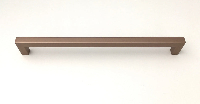 Rose Gold Square Bar Pull Cabinet Handle - Sizes 4" to 24" - (1/2" Thickness) Celeste Designs