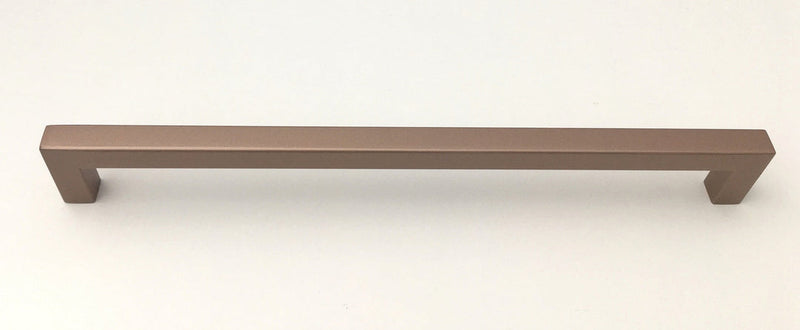 Rose Gold Square Bar Pull Cabinet Handle - Sizes 4" to 24" - (1/2" Thickness) Celeste Designs