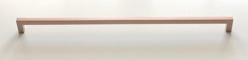 Rose Gold Square Bar Pull Cabinet Handle - Sizes 4" to 24" - (1/2" Thickness) Celeste Designs