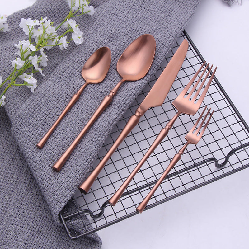 Lilla Rose Gold Cutlery Set + FREE Gift! - LINKORI