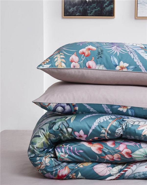 Blumer Duvet Cover Set – 100% Egyptian Cotton, Ultra-Soft & Breathable (4-Piece Set) + FREE Gift! - LINKORI
