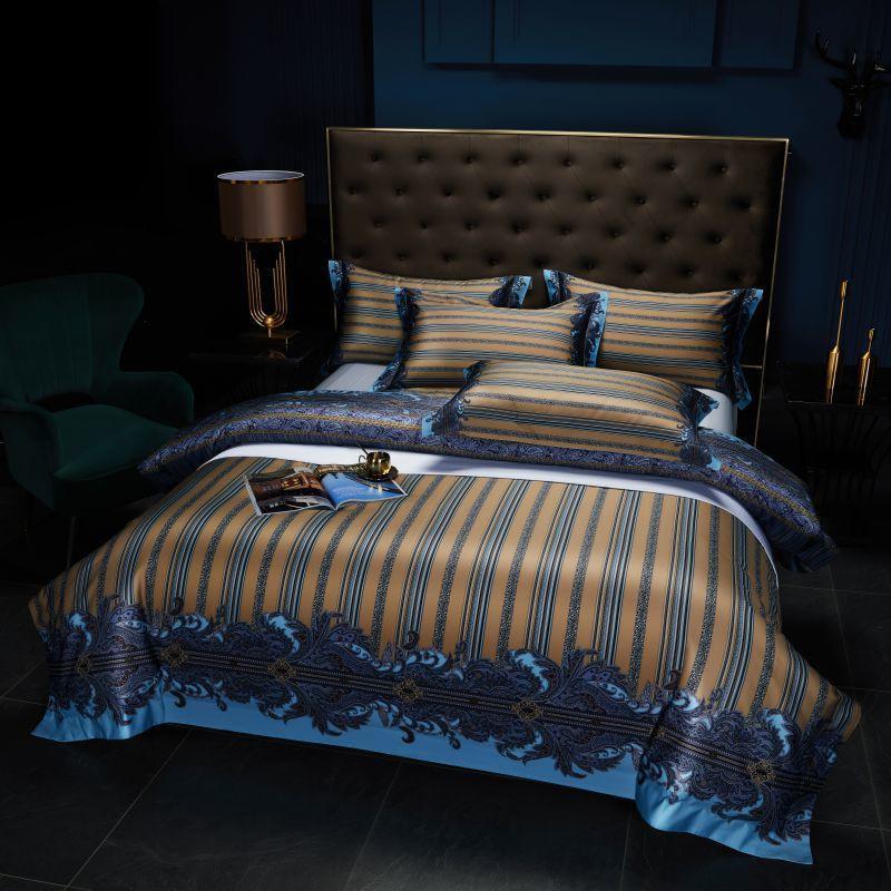 Wovo Duvet Cover Set – 100% Egyptian Cotton, Ultra-Soft & Breathable (4-Piece Set) + FREE Gift! - LINKORI
