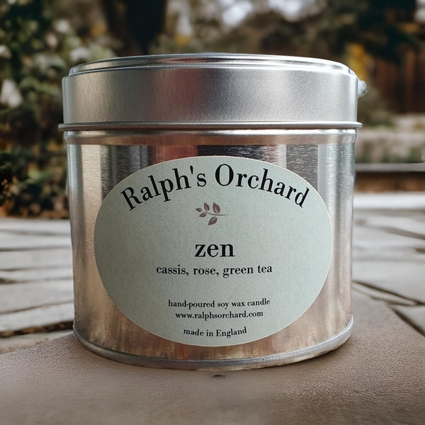 Zen scented candle