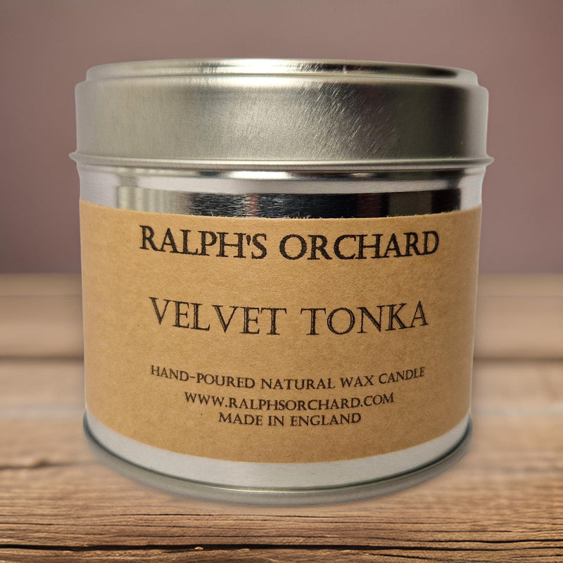 Velvet Tonka scented natural candle