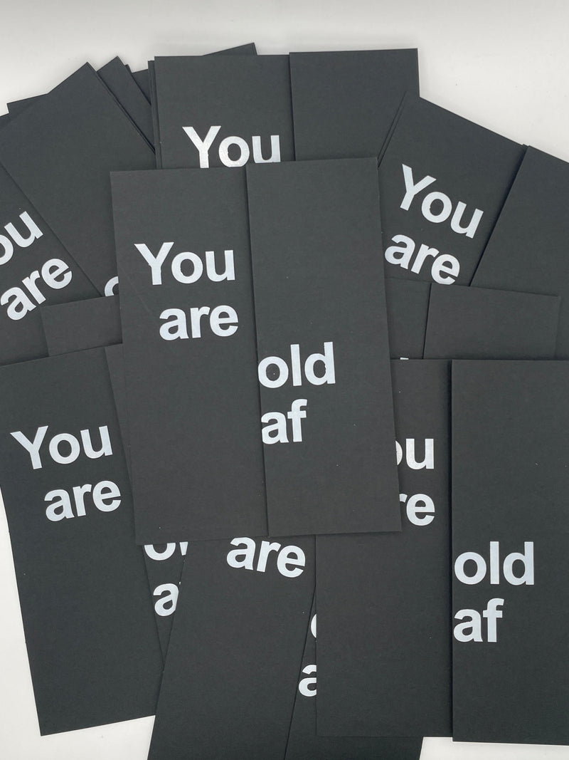 You Are Old Happy Birthday Greeting Card