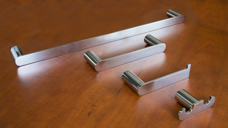 Sapphire 4-Pc Set Wall-Mounted Bathroom Accessories Polished Chrome
