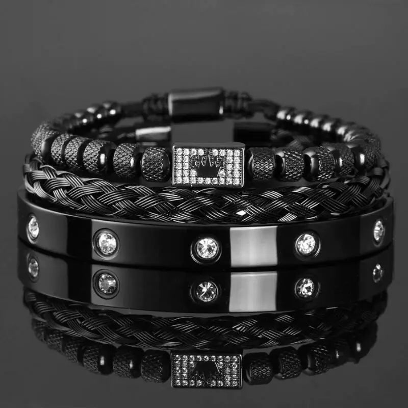 Black Crystal Bracelets