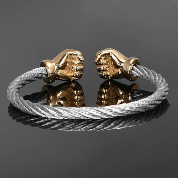 Brave Deluxe Cuff Bangle - Bangle - Gold - Silver - Watch - Modern