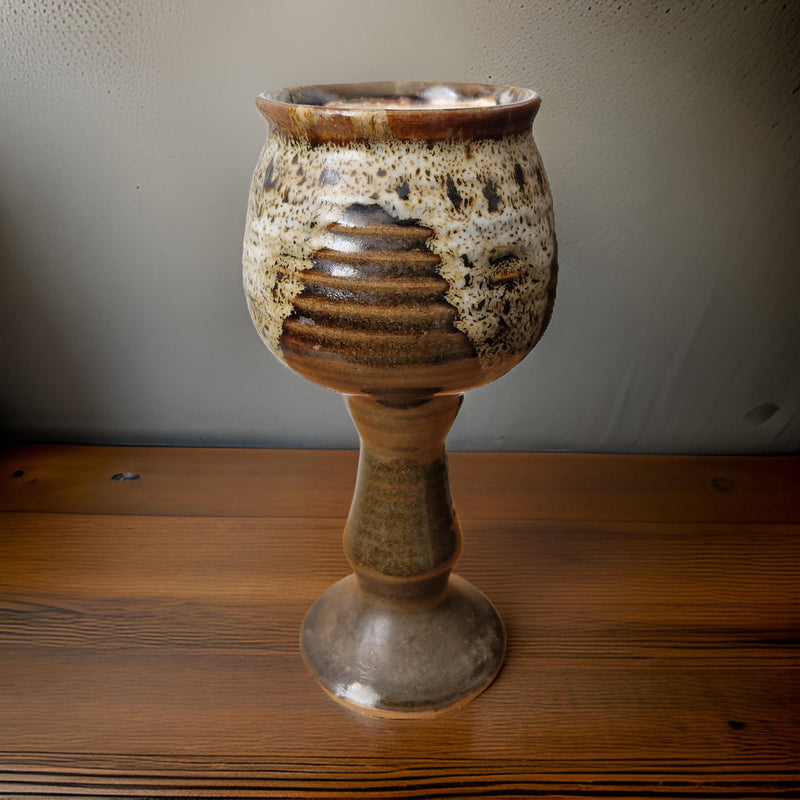 ceramic goblet candle