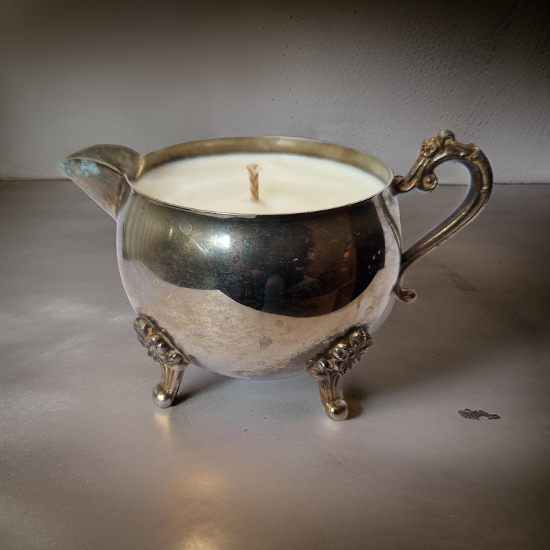 Repurposed Vintage Sugar & Creamer Bowl Candles