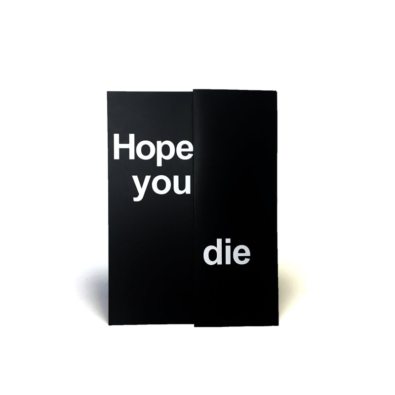 Dark Humor Get Well Soon Card - I Hope You Feel Better