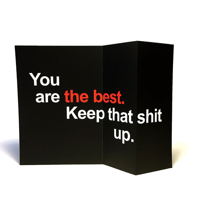 Dark Humor Christmas Card - You Are The Best