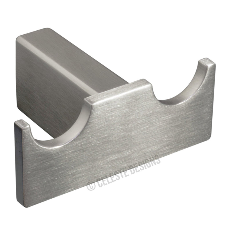 Platinum Bathroom Towel Hook Double Robe Brushed Nickel Stainless Steel
