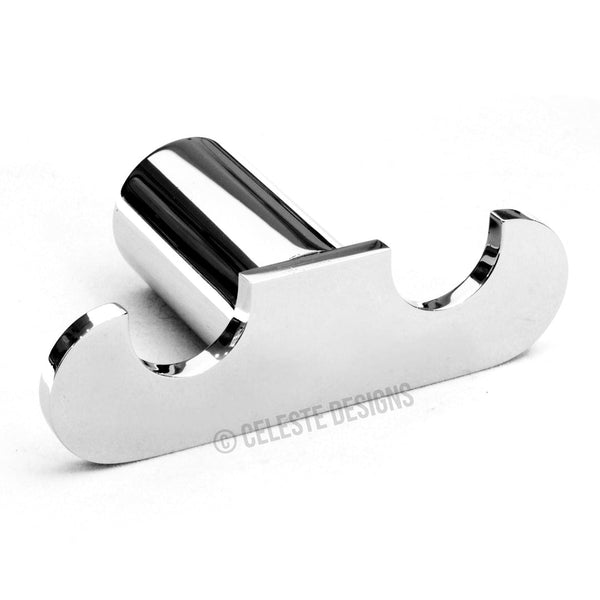 Sapphire Bathroom Towel Hook Double Robe Polished Chrome Stainless Steel
