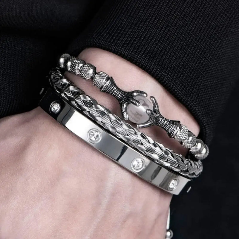 Eagle Crystal Deluxe Bracelets - Crystal - Beaded - Bangle - Bracelet - Legendary