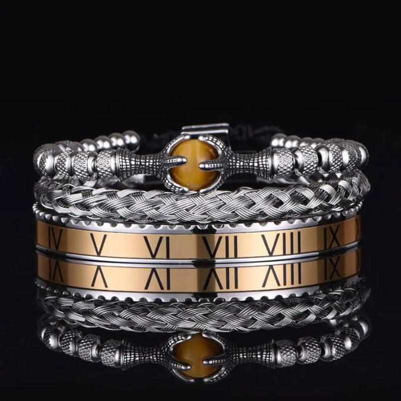Eagle Roman Numeral Bracelets