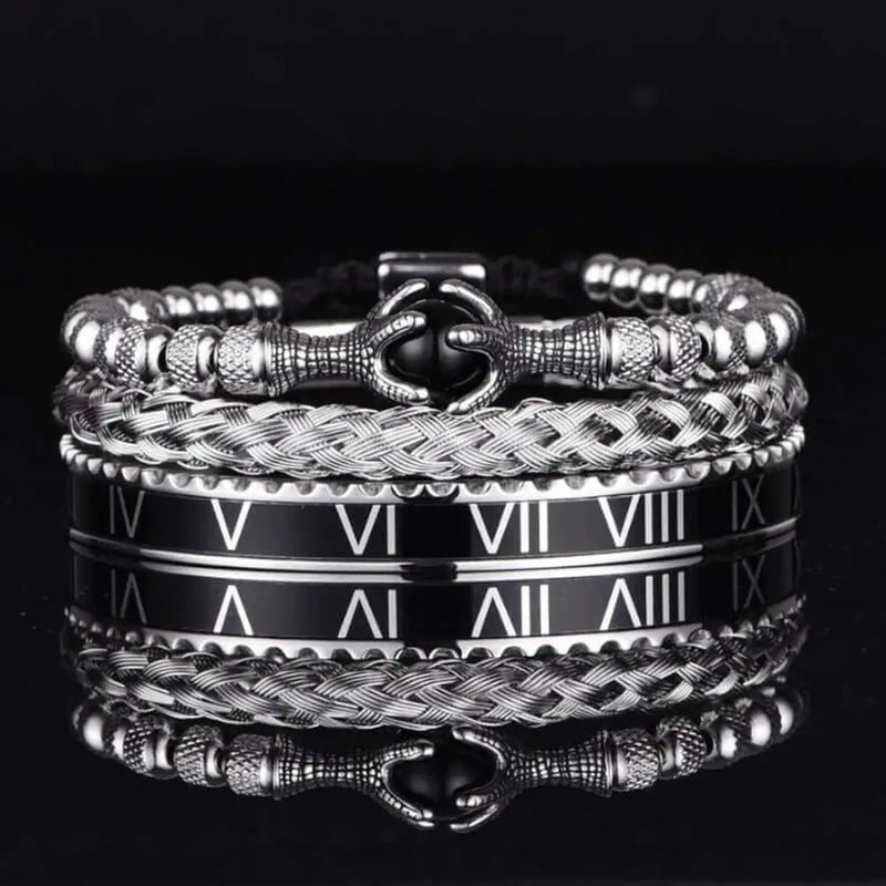 Eagle Roman Numeral Bracelets
