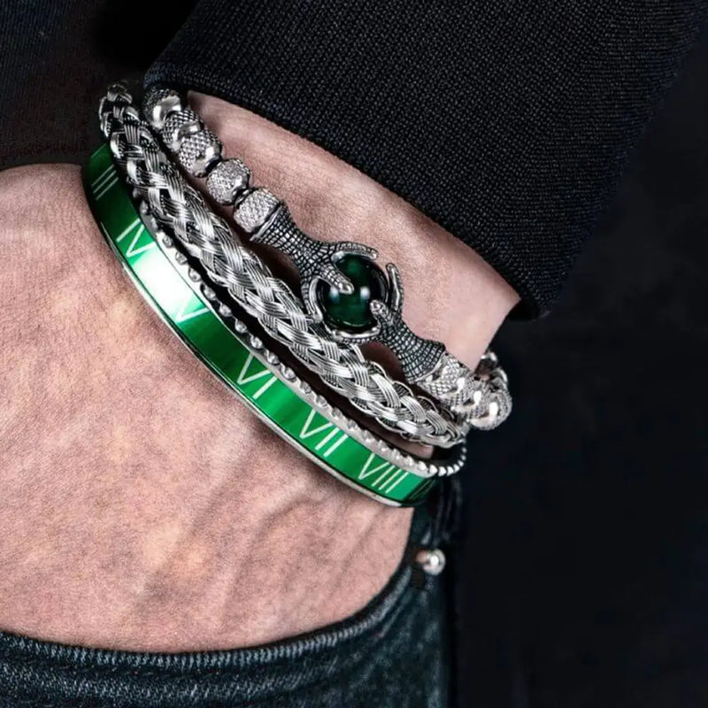 Eagle Roman Numeral Bracelets