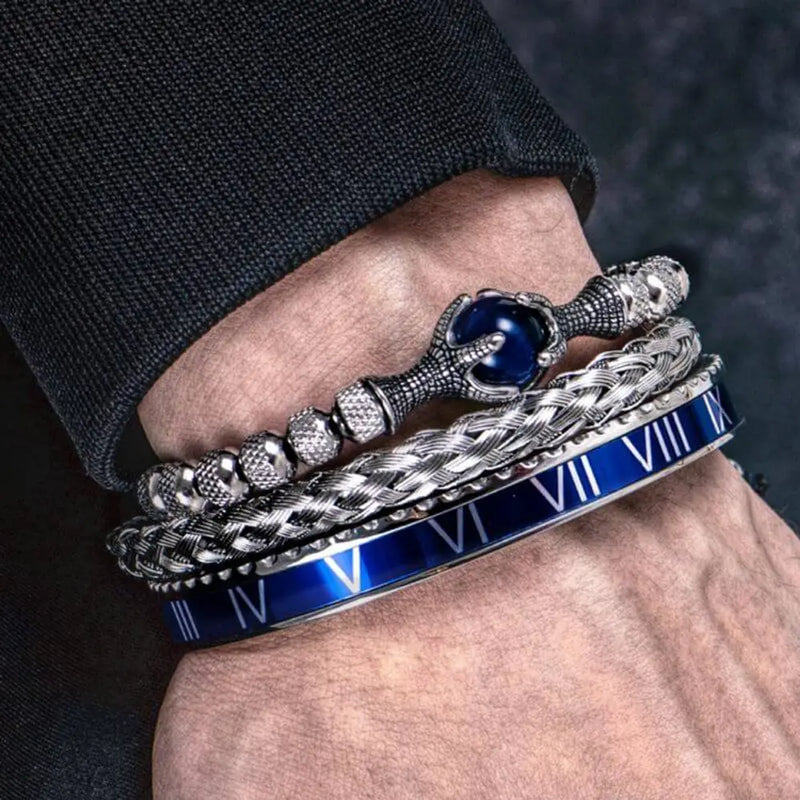 Eagle Roman Numeral Bracelets