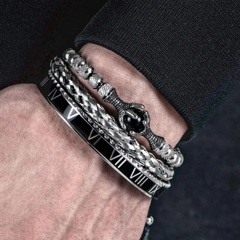 Eagle Roman Numeral Bracelets