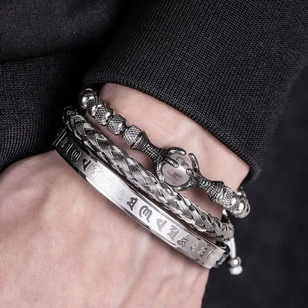 Eagle Tibetan Buddhist Bracelets - Bangle - Tiger - Bracelet - Beaded - Eye