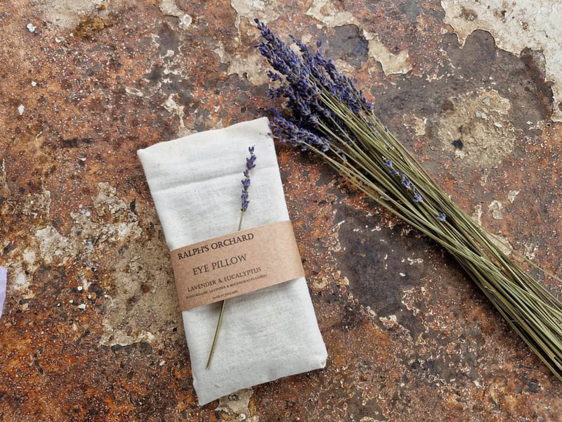 organic lavender weighted eye pillow