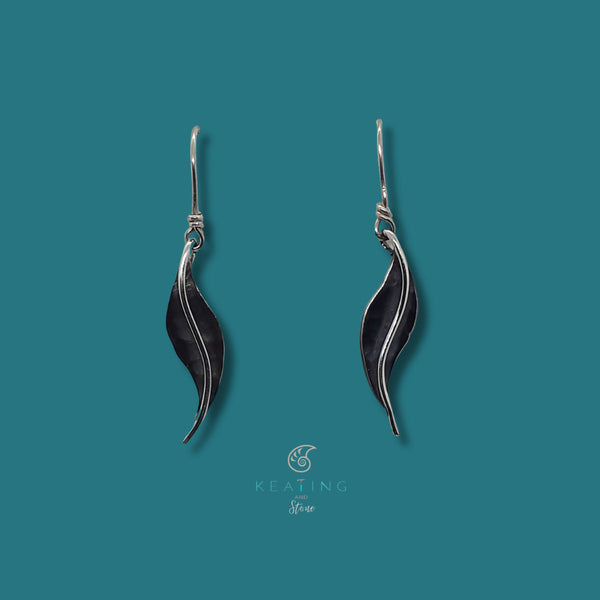 Silver Leaf Earrings