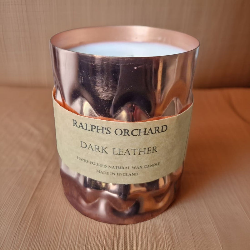 Dark Leather Scented Candles