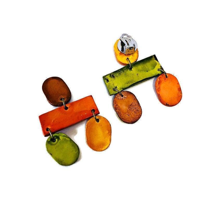 Large Statement Jewelry Set with Earthy Boho Style - Sassy Sacha Jewelry