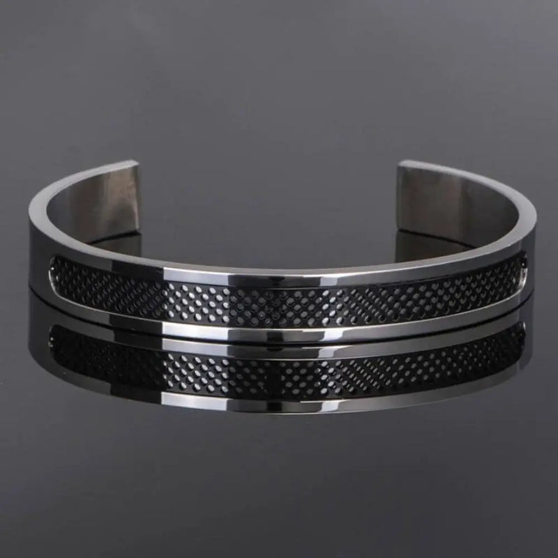 Luxury Cuff Bangle - Gold - Bangle - Black - Luxury - Blue
