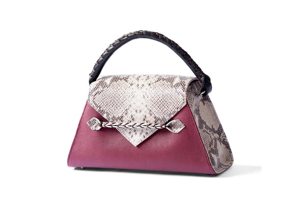 MAROON MIDI ESE TOP HANDLE