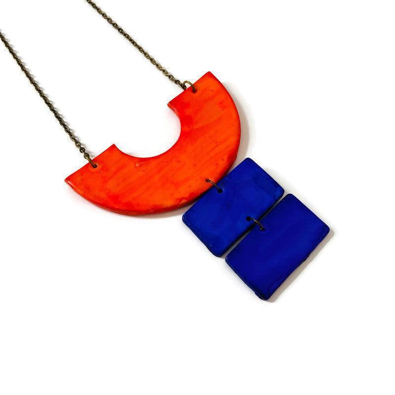Retro Statement Necklace for Summer, Trendy Fashion Jewelry - Sassy Sacha Jewelry