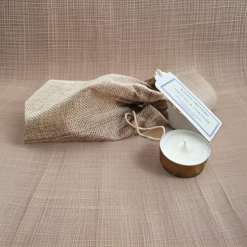Tea light candles - unscented soy wax - set of 6 Candles Ralph's Orchard