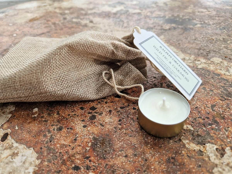 Tea light candles - unscented soy wax - set of 6 Candles Ralph's Orchard 