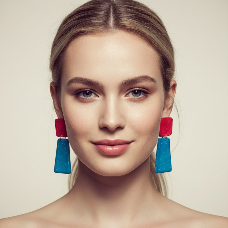 Colorful Dangles Earrings- "Mary"