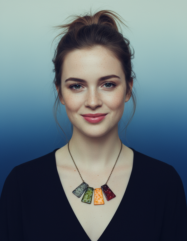 Multicolored Fringe Necklace for Summer