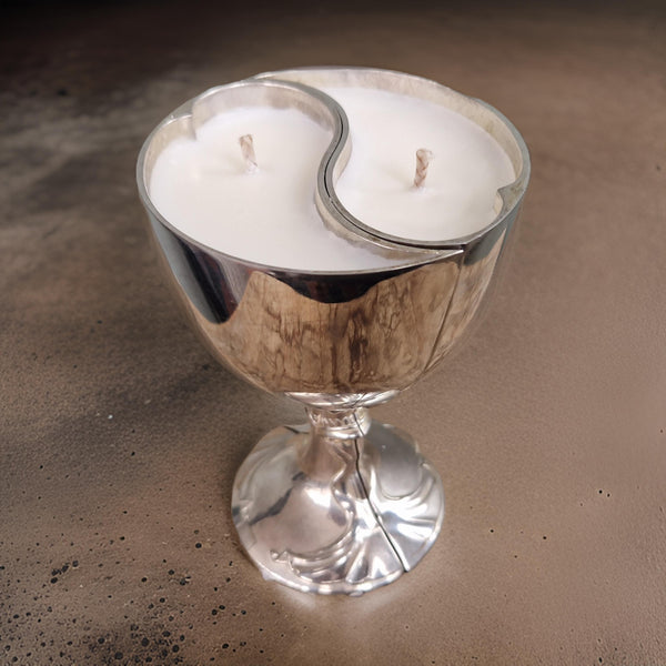 Yin & Yang Vintage Goblet Candles