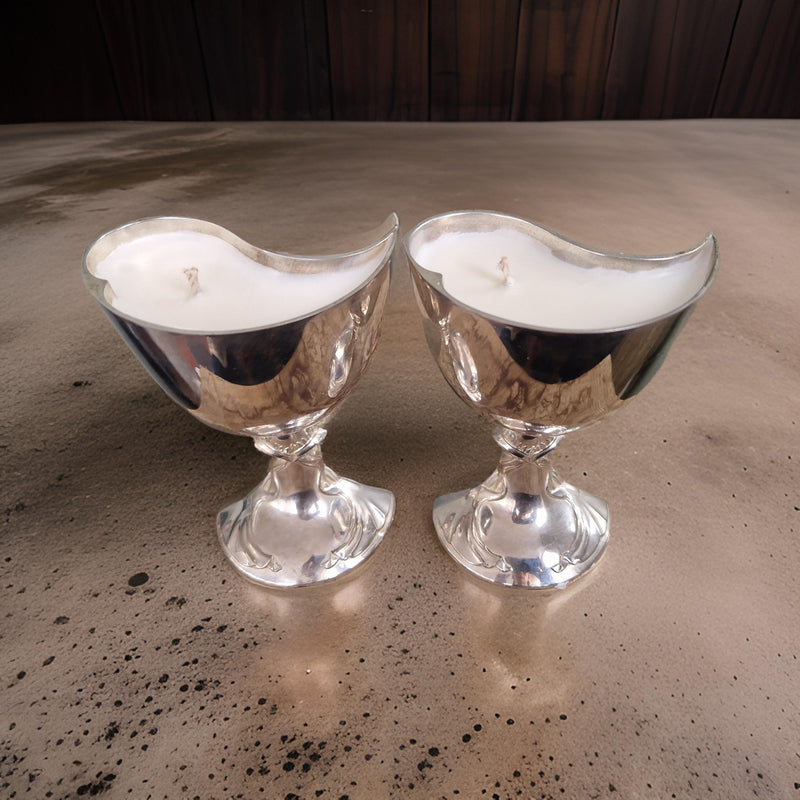 Yin & Yang Vintage Goblet Candles