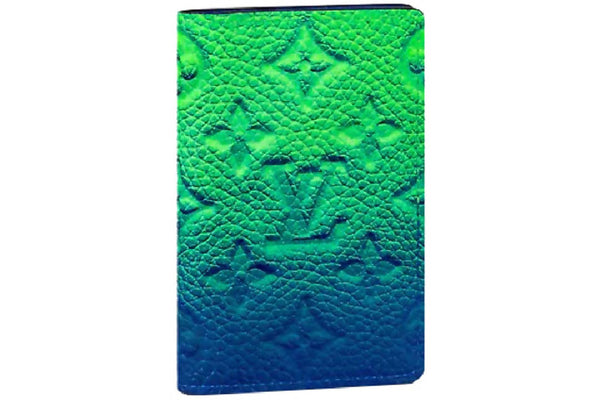 Louis Vuitton Pocket Organizer Taurillon Illusion Blue/Green