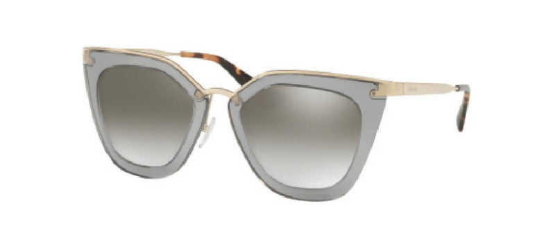 New Rare PRADA CATWALK Evolution Cinema Sunglasses Grey/Transparent PR 53SS-BRU4S1
