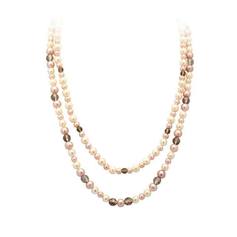 Two Row Pearl Necklace