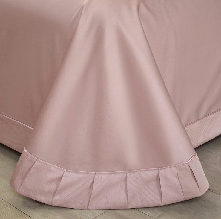 Paloal Luxury Pink Duvet Cover Set (Egyptian Cotton) -4/7 Piece Set