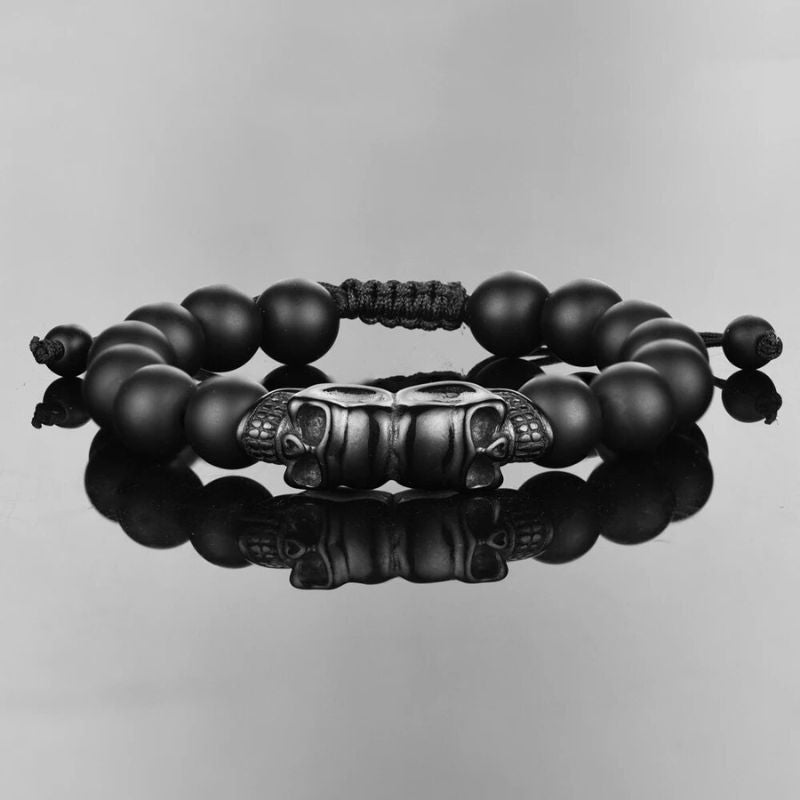 Skull Deluxe Beaded Bracelet