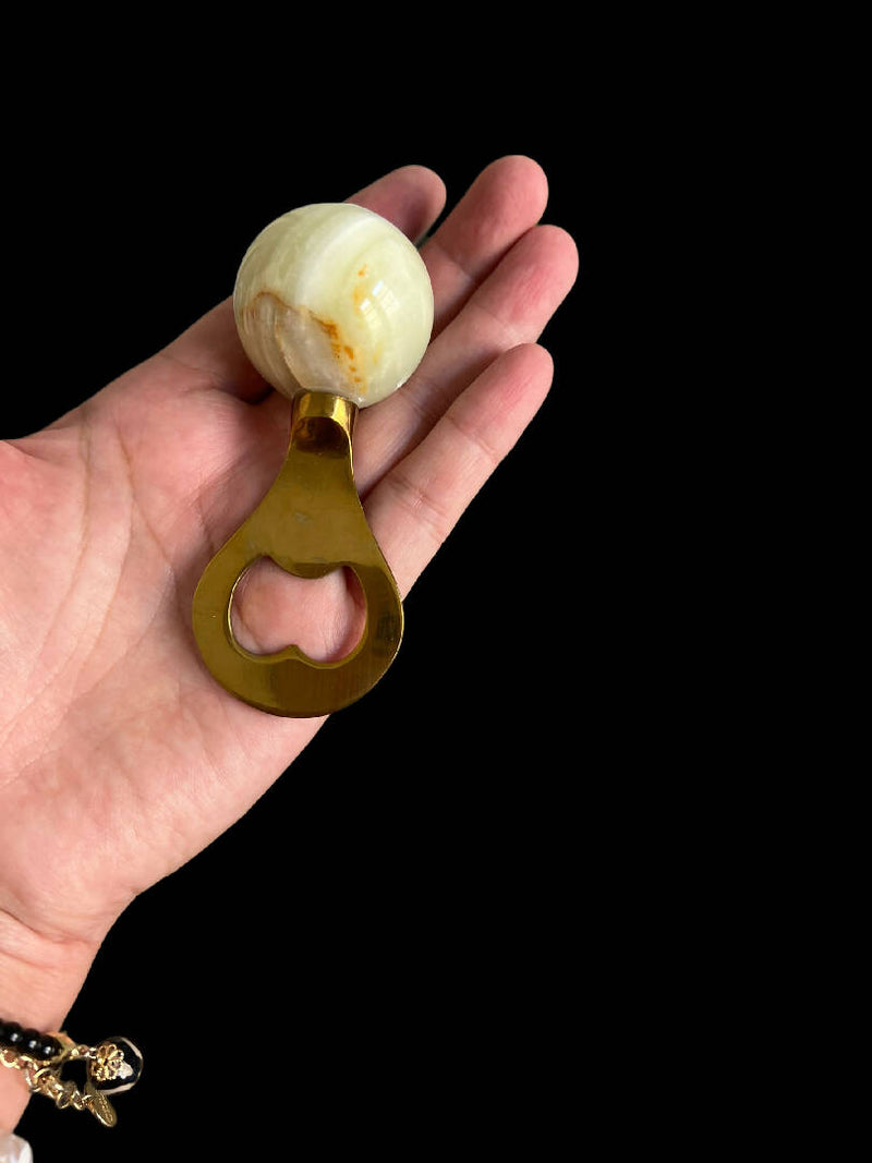 Green Onyx Bottle Opener