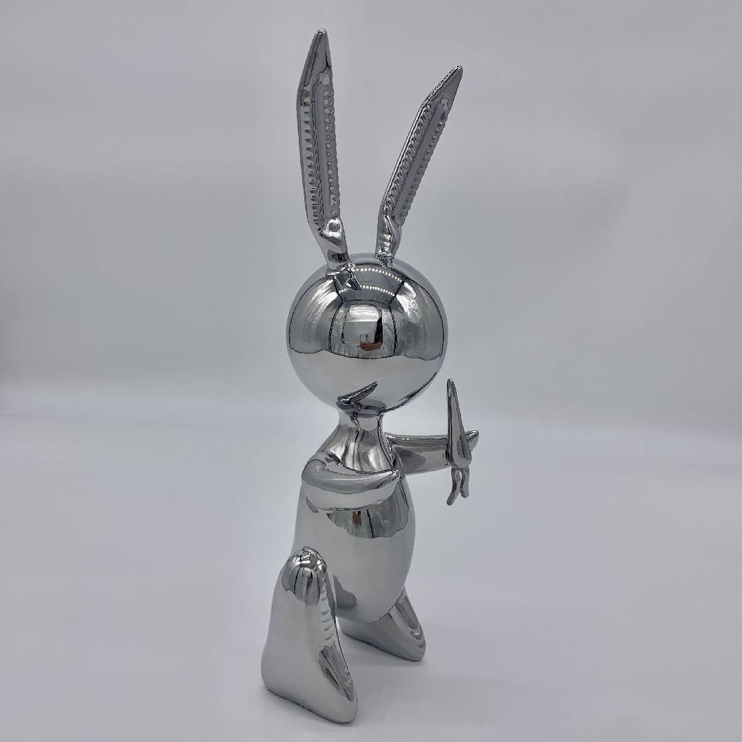 Silver Large Rabbit Sculpture | The Accessory Circle – The Accessory ...