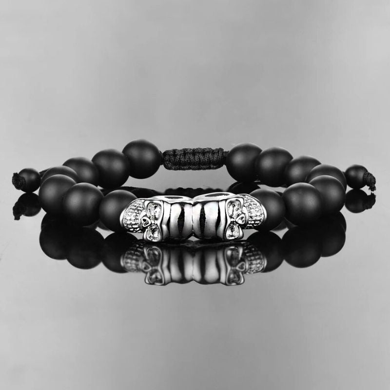 Skull Deluxe Beaded Bracelet