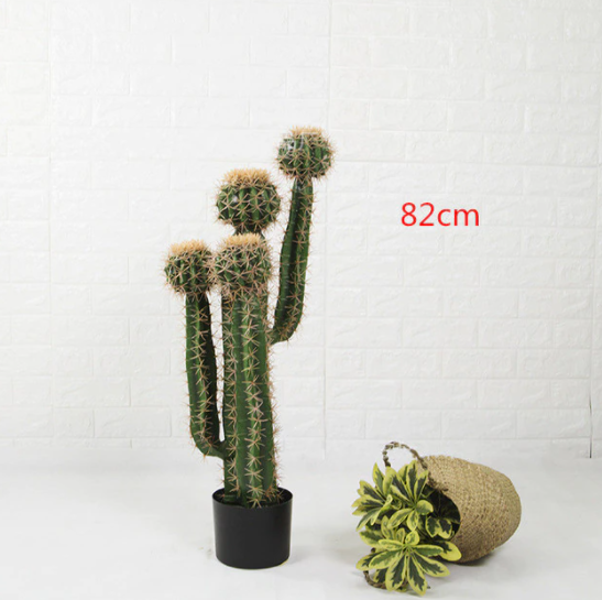 Faux Potted Cactus Plants 6 S.